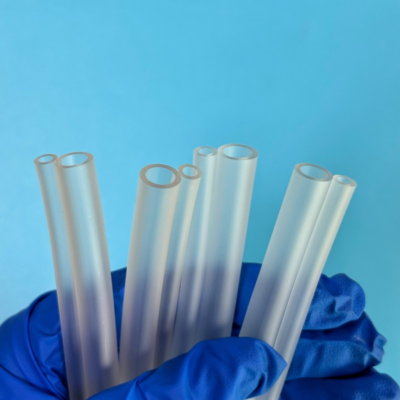 Disposable PVC Double Channel Medical Infusion Flushing Tube