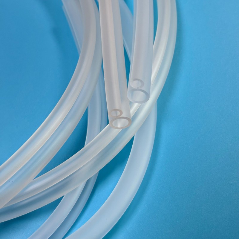 Disposable PVC Double Channel Medical Infusion Flushing Tube
