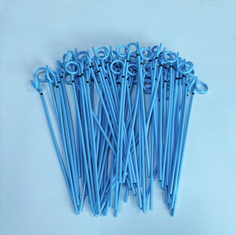Disposable TPU Single Pigtail Drainage Tube with α Shape