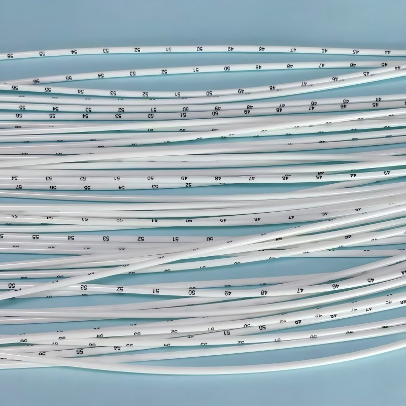 Custom-made Medical Disposable White TPU Plastic Perforated and Printed End Caps from China