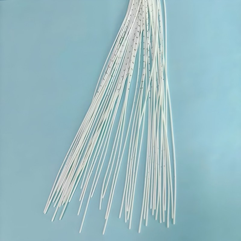 Custom-made Medical Disposable White TPU Plastic Perforated and Printed End Caps from China