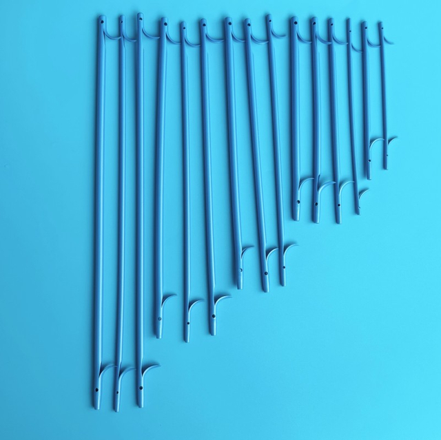 Real photo series of LDPE straight single-wing drainage tubes in all specifications